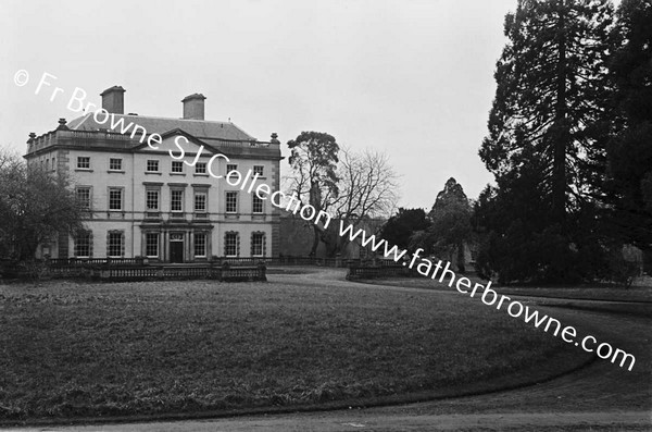 HOUSE NORTH FRONT FROM AVENUE